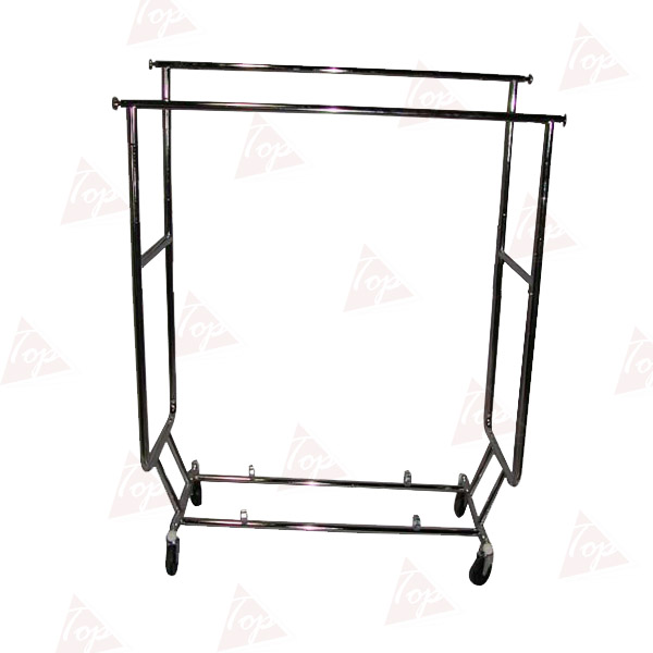 Double Rail Garment Rack (3)