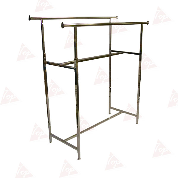 Double Rail Garment Rack (1)